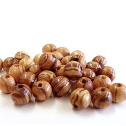 500 beads - 12 x 7mm each Aroma Large jasmine scented Rosary Beads