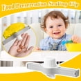 thumbnail image 1 of ziplock bag storage organizer,Portable Mini Handheld Sealing Household Clips Food Bag Storage Clips Plastic Bag Sealing Clips,White, 1 of 8