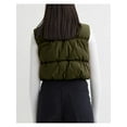 thumbnail image 3 of Women's Crop Puffer Vest Zip Up Front Lightweight Warm Long Sleeve Tops, 3 of 3