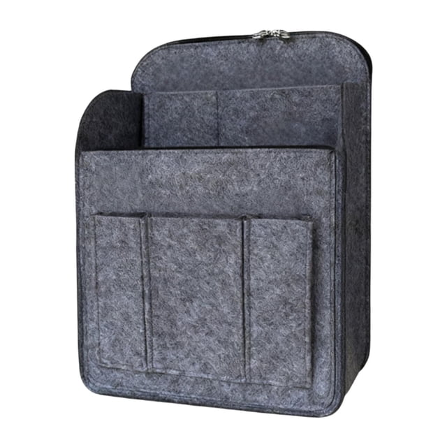 Inserto organizador de mochila Inserto de mochila de viaje Organizador de bolsas de fieltro Almacenamiento de fieltro gris