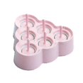 thumbnail image 4 of Molde para hacer cubitos de hielo, moldes de paja, molde de paja de trigo Magnum, bandeja para cubitos de hielo (rosa), 4 of 4