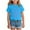 A3-Blue, variant on Little/Big Girls Short Sleeve T-Shirt Crew Neck Casual Summer Tee Tops for Kids Teen(Black,2-3 Years)