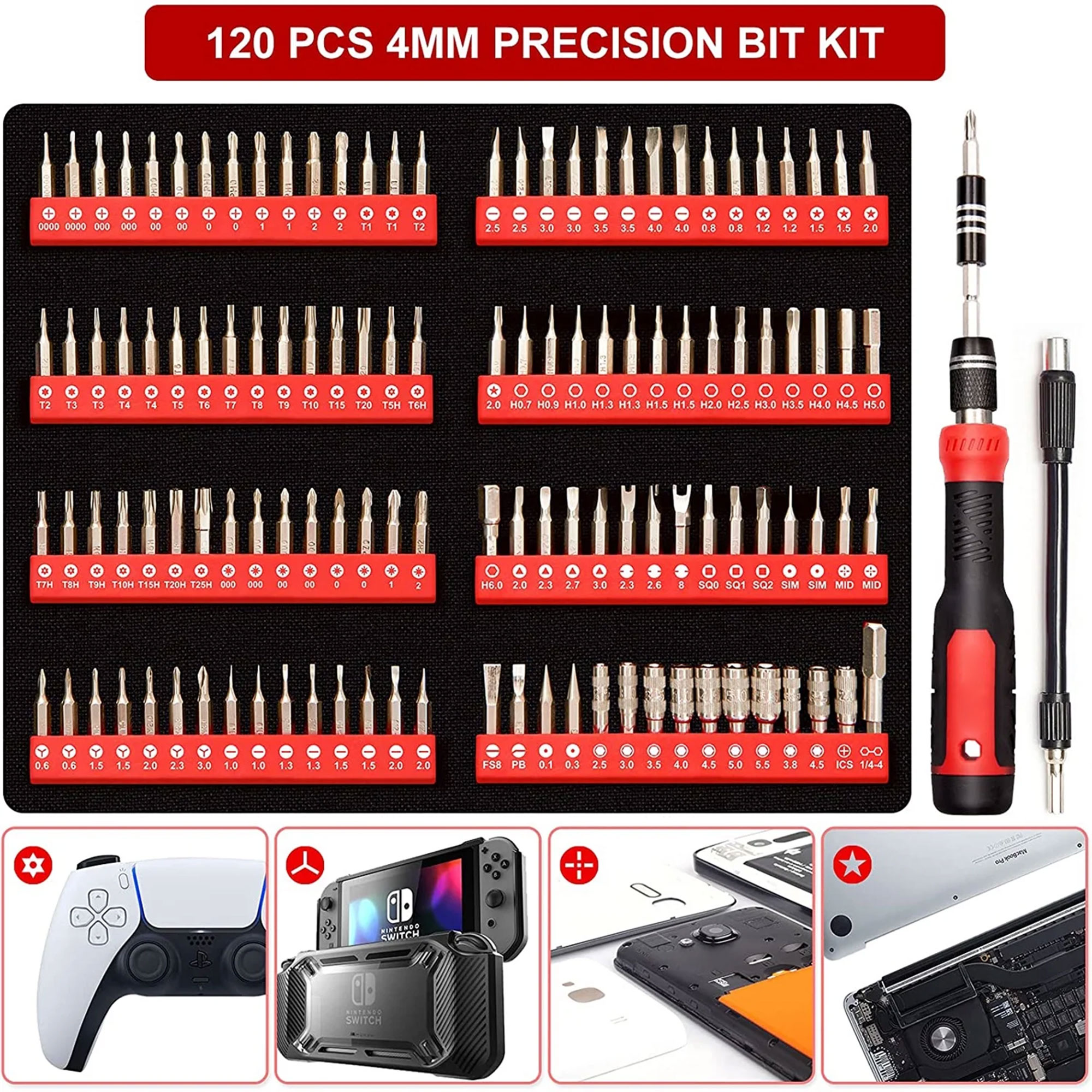 Humwam 191-Piece Precision Screwdriver Set with Magnetic Bits photo 7
