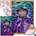 thumbnail image 1 of 5D DIY Taladro Parcial AB Diamante Pintura Medusa Fresco 45x65cm, 1 of 9