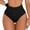 Black, variant on Womens High Waisted Tummy Control Shapewear Seamless Thong Panty Front Closure Waist Cincher Body Shaper for Daily Wearar Black,XXL
