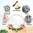 thumbnail image 4 of Enqiretly Gold Metal Ring Wide Application In Craft And Jewelry Making DIY Craft Wire Ring Dream Catchers 1Set, 4 of 6