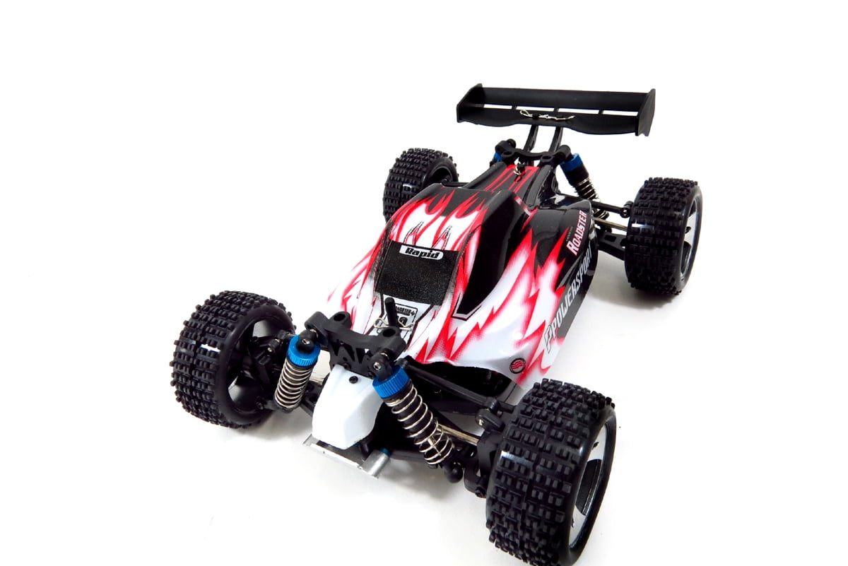 New Wltoys A959 2.4G 1/18 Vortex 4WD Electric RC Car Off-Road Buggy RTR Red