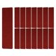 thumbnail image 5 of 15 peldaños de escalera cómodos para escalones de madera, peldaños de escalera, corredores de escalera, madera Rojo, 5 of 9