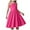 A421-Hot Pink, variant on XZNPDUCQ Girl's Floral Print Halter Dress Tiered Sleeveless Long Flowy Dresses Summer Beach Princess Dress (14-15 Years,Blue)