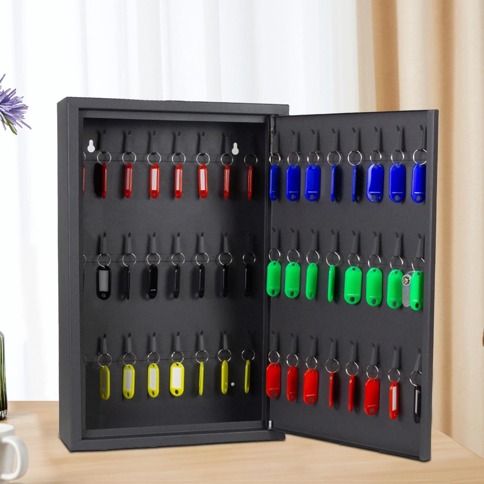 figatia 48 Key Lock Box Key Cabinet Safe Key Storage Box Key Organizer for Car Dealerships Hotels Rental Managements Hotel Executives