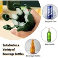 thumbnail image 4 of 3 mini moldes de silicona para cubitos de hielo (azul/verde/rosa) con tapas, estrechos y largos, fáciles de empujar y poner, adecuados para llenar bebidas embotelladas., 4 of 5