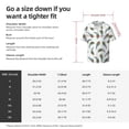 thumbnail image 6 of Uemuo Colorful Grass Pattern Cotton Linen Short Sleeve Shirts,Casual Lightweight Button Down Shirts,Vacation Beach Summer Tops-3X-Large, 6 of 7