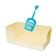 thumbnail image 1 of Milaget Rabbit Litter for Cage Bedpan Ferret Guinea Pig Potty Tray Corner Litter Pan White, 1 of 9