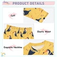 thumbnail image 4 of Toucan Singing Pattern Cotton Pajamas 2 Piece Set Sleepwear Soft and Comfortable Homewear Nightwear, 4 of 7