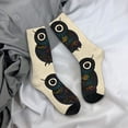 thumbnail image 5 of KLL Owl with Mandala Print Cool Socks Men's Women's Crew Socks Funny Crazy Novelty Stockings, 5 of 6