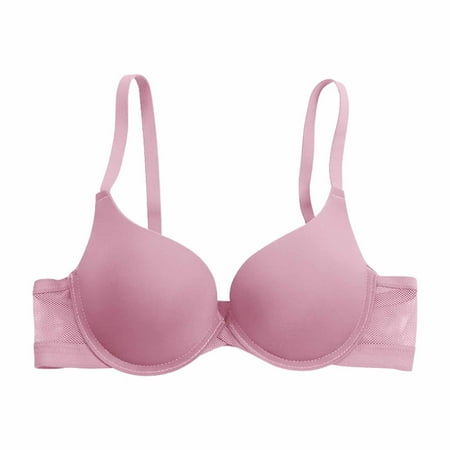 CAICJ98 Womens Lingerie Underwear Breathable Sports Wearing Women Vest Pad Top Sexy Bra Chest 36 Pink