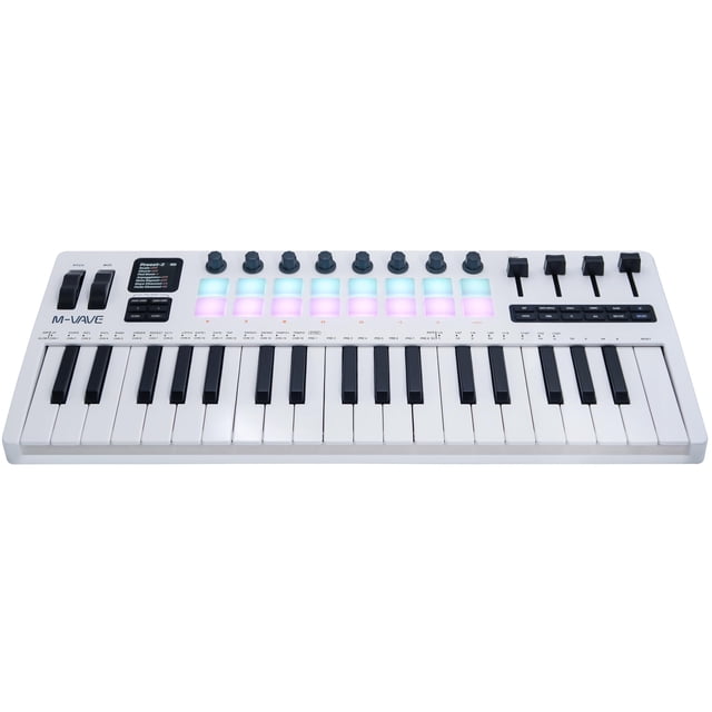 Controlador de teclado MIDI inalámbrico M-VAVE SMK-37 Pro de 37 teclas