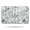Gray Pioneer Flower, variant on Gray Pioneer Flower Pattern Bathroom Rugs Mat,Non Slip Microfiber Bathroom Rug,Rubber Backing,Soft Bathroom Mats for Bathroom Floor,Tub and Shower,17x27in(43x68cm)