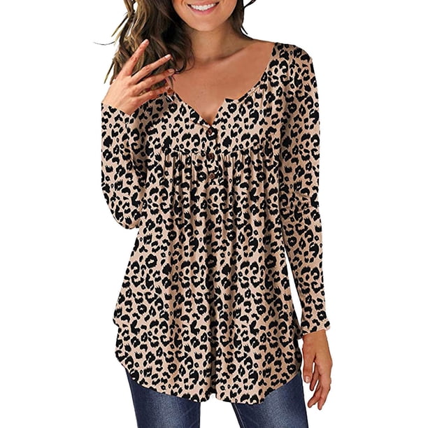 ICHUANYI Liquidación Moda Mujer Casual Botón Blusa Manga Larga Camiseta Verano Tops ICHUANYI WER2023082201983