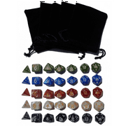35 Polyhedral Dice | 5 Sets of Dice for Dungeons & Dragons and Other RPG's