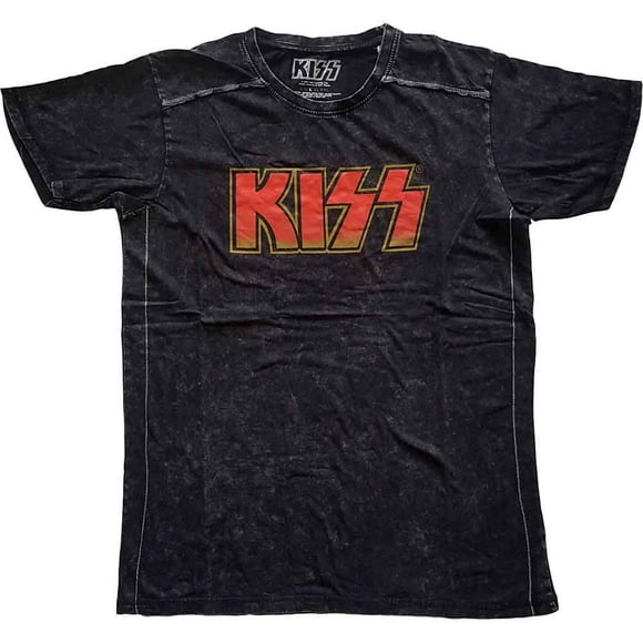 KISS Unisex T-Shirt Classic Logo (Wash Collection)