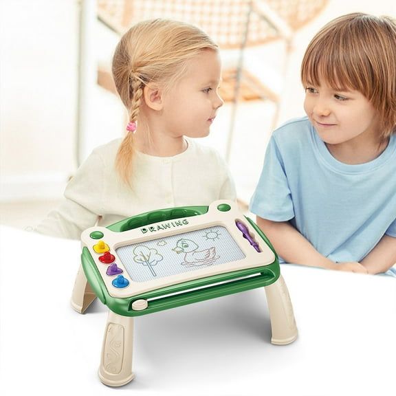 Children's Drawing Board Desk, Multifunctional Sketch Doodle Toy With Stamps, Educational Art Set, Birthday Christmas Gift For Boys Girls