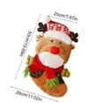 thumbnail image 3 of Tarmeek Christmas Stockings, Cute Reindeer Knitted Stockings Hanging Christmas Ornamnets, Xmas Stocking for Fireplace Home Decor Party Favors, Christmas Decorations Indoor, 3 of 6