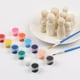 thumbnail image 3 of 50x de en Peg Proyectos de juguete DIY con estuche de almacenamiento y Personas sin terminar para adornos de tarta de 12 colores pigmentos, 3 of 7
