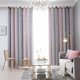 thumbnail image 3 of Cortina Gradiente Hueco Estrella Dormitorio Cortinas Opacas Completas Ventana Gris, 3 of 9