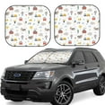 thumbnail image 1 of Saiise Farm Animals for Foldable Car Sun Shades (2-Pack) Offer Sun Protection with an Easy-fold Design for Convenient Windshield Shading-Medium, 1 of 6