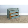 thumbnail image 2 of Sunny Designs Marina Green Sea Grass Wood End Table, 2 of 3
