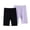 Dark Gray, variant on Girls Bike Shorts 2PC- Breathable Soft Under Dress Casual Knee Length Cartwheel Shorts Gray Size 6