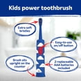 thumbnail image 3 of Equate Kids Easy Hold Battery-Powered Electric Toothbrush, Blue, 3 of 8