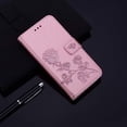 thumbnail image 3 of Phone Case for Google Pixel 6 Pro,Rose Flower Luxury Flip Leather Cover with ID Credit Card Holde Slot Cash Pocket [Wrist Strap][Kickstand] Wallet Case for Google Pixel 6 Pro RS Pink, 3 of 7