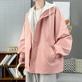 thumbnail image 4 of Vedolay Winter Jackets for Men Autumn Winter Casual Zipper Thickening Jacket Coat Clothes Pink,M, 4 of 5