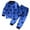 Blue D, variant on Ahuyic Toddler Kids Casual Fashion Outfits, Autumns And Winter Solid Color Top And Pants Set For Kids, Children Spring Printing Pants Long Sleeve Round-Neck Blouses Sets