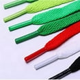 thumbnail image 3 of Polyester Flat Shoelaces Replacement Cord Shoe Lace for Running Shoes/Boots/Skates black 1.2m, 3 of 9