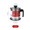 thumbnail image 2 of Residue Filter Oil Can Stainless Steel Large Capacity Kitchen Fat Storage Container for Cooking, 2 of 7
