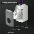 thumbnail image 3 of TFixol Automatic Toothpaste Dispenser Kids Hands Free Wall Mounted Toothpaste Squeezer With Self-stick Punch-Free Toothpaste Squeezer for Home Washroom Bathroom, 3 of 6