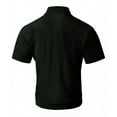 thumbnail image 6 of Corduroy Polo Shirts for Men Summer Casual Short Sleeve Collared Soft Plain Work Tshirts Golf Shirt, 6 of 8