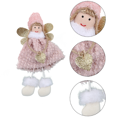 thumbnail image 3 of Adornos colgantes para árbol de Navidad, decoración de muñeca de ángel de Navidad, regalos del Día de Acción de Gracias, 3 of 5
