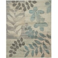 thumbnail image 2 of Nourison Tranquil Floral Ivory/Light Blue 7' x 10' Area Rug, (7x10), 2 of 8