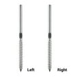 thumbnail image 5 of Yescom T316 Stainless Steel Cable Railing Hardware Right&Left Handed Thread Swage Lag Screws for Wood Posts - 60 pack, 5 of 12