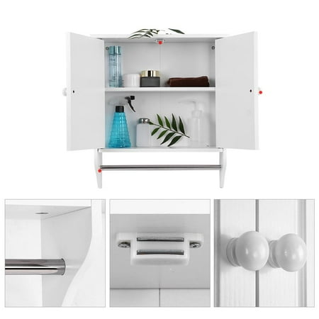 Wall Mount Wooden Organizer Towels Clothes Storage Cabinet Bathroom Wall Mount Wooden Organizer Towels Clothes Storage Cabinet Bathroom Kitchen Laundry