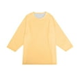 thumbnail image 7 of Gaukiv Men's Three Quarter Sleeve Shirts Raglan Crew Neck Shirts Solid Color Baseball Tops Yellow XL, 7 of 7
