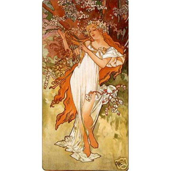 Hot Stuff Enterprise 3738-12x18-AD Spring Alphonse Mucha Poster