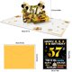 thumbnail image 3 of Tarjeta de cumpleaños Joycard 57th para mujeres y hombres con diseño desplegable en 3D, 3 of 7