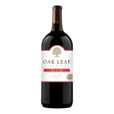 Oak Leaf Vineyards Red Blend , 1.5 L Bottle, 9.0% ABV