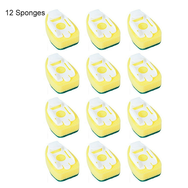 Dish Wand Refills Sponge Heads Brush Replacement Sponge Refill Sponge Pads  For Kitchen Room-mxbc