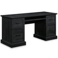 thumbnail image 7 of BELLEZE Modern Executive Home Office Computer Desk - Rhudi (Rustic Gray), 7 of 7